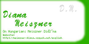 diana meiszner business card